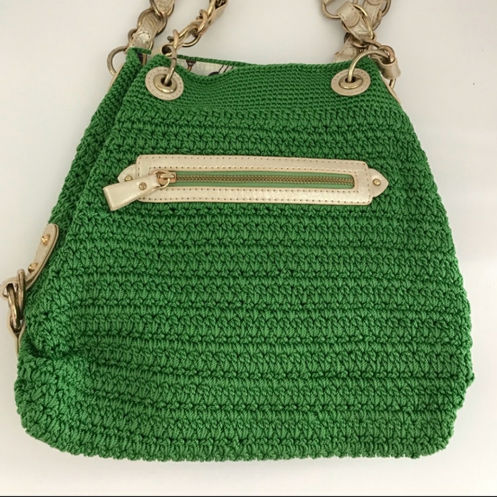 The Sak green shoulder purse